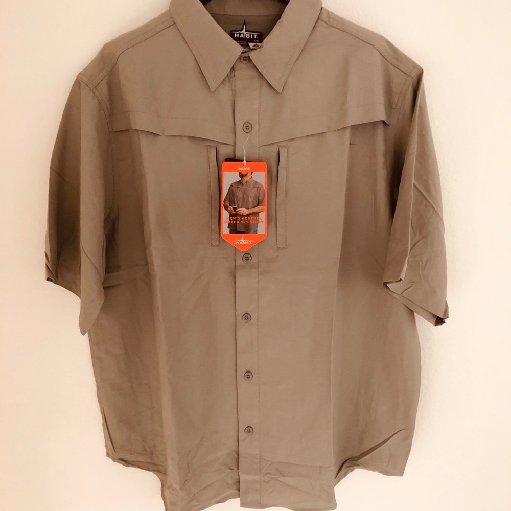Brand New Habit Brand Fishing/Camping Shirt